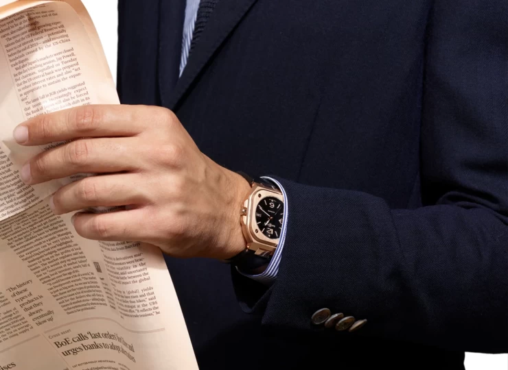 BELL & ROSS BR-05 Black Gold 40mm ブラック文字盤 BR05A-BL-PG/SRB