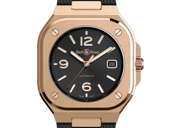 BELL & ROSS BR-05 Black Gold 40mm ブラック文字盤 BR05A-BL-PG/SRB