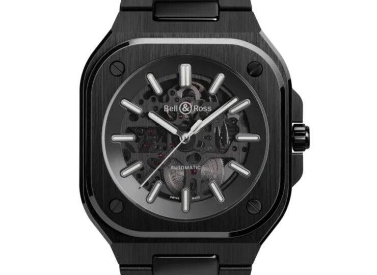 BELL & ROSS BR-05 Skeleton Black Ceramic 41mm ブラック文字盤 セラミックブレスレット BR05A-BL-SK-CE/SCE