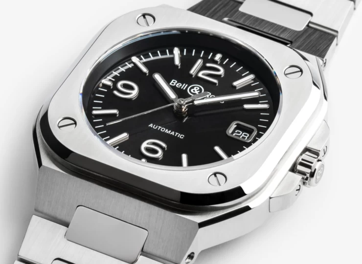 BELL & ROSS BR-05 Black Steel 40mm ブラック文字盤 スティールブレスレット BR05A-BL-ST/SST
