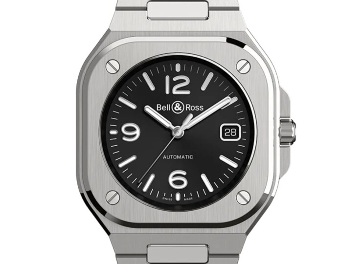 BELL & ROSS BR-05 Black Steel 40mm ブラック文字盤 スティールブレスレット BR05A-BL-ST/SST