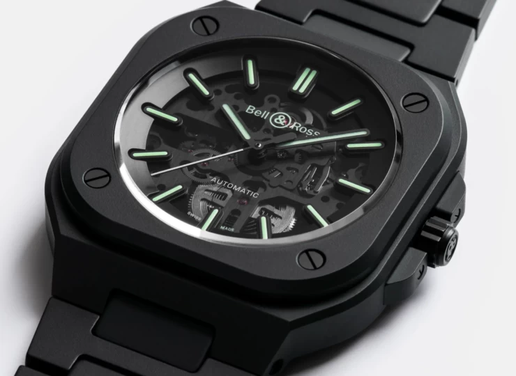 BELL & ROSS BR-05 Skeleton Black Lum Ceramic 41mm ブラック文字盤 BR05A-BLM-SKCE/SCE