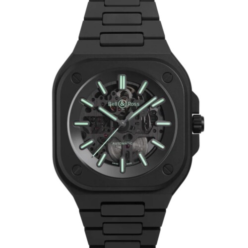 BR-05 Skeleton Black Lum Ceramic 41mm ブラック文字盤