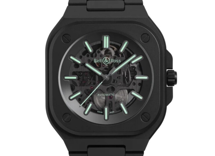 BELL & ROSS BR-05 Skeleton Black Lum Ceramic 41mm ブラック文字盤 BR05A-BLM-SKCE/SCE