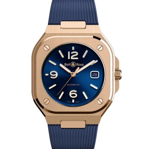 BR-05 BLUE GOLD 40mm ブルー文字盤