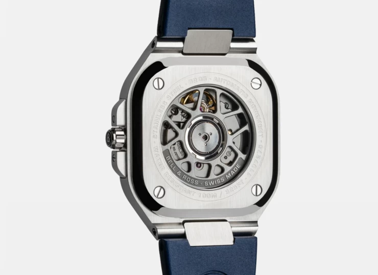 BELL & ROSS BR-05 Blue Steel 40mm ブルー文字盤 ラバーストラップ BR05A-BLU-ST/SRB