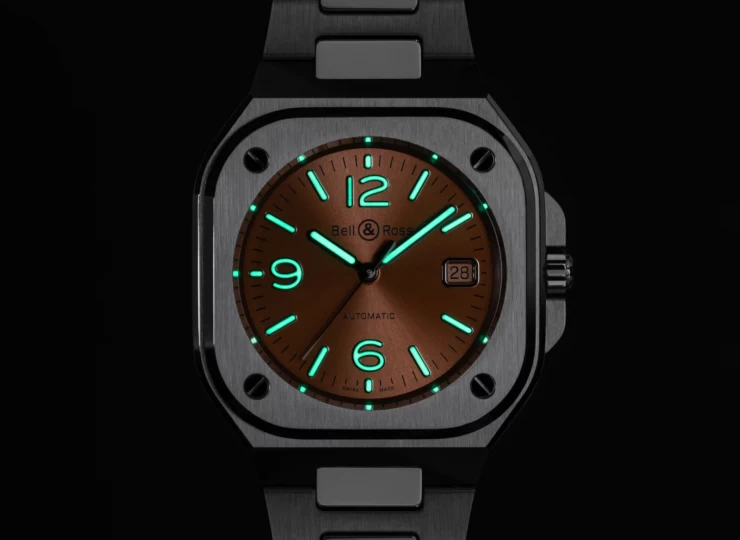 BELL & ROSS BR-05 Copper Brown Steel 40mm ブラウン文字盤 スティールブレスレット BR05A-BR-ST/SST