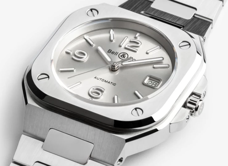BELL & ROSS BR-05 Grey Steel 40mm グレー文字盤 スティールブレスレット BR05A-GR-ST/SST