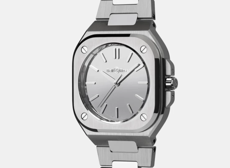 BELL & ROSS BR-05 Grey Mirror Steel 40mm グレー文字盤 スティールブレスレット BR05A-MI-ST/SST