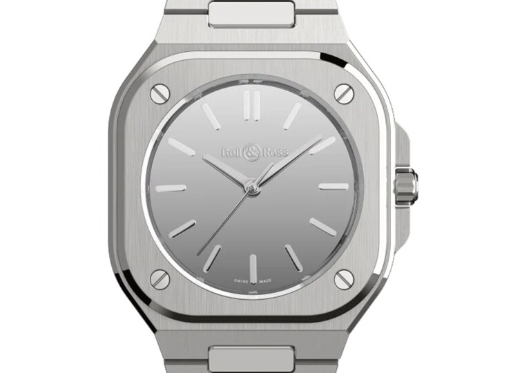 BELL & ROSS BR-05 Grey Mirror Steel 40mm グレー文字盤 スティールブレスレット BR05A-MI-ST/SST