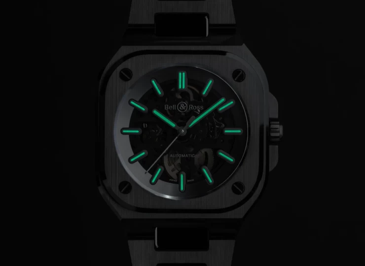 BELL & ROSS BR-05 Skeleton Phantom Ceramic 41mm ブラック文字盤 セラミックブレスレット BR05A-PH-SK-CE/SCE