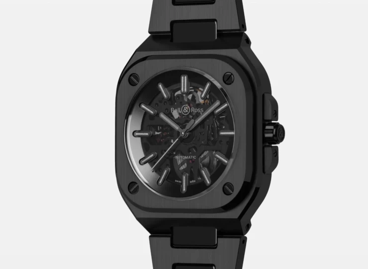 BELL & ROSS BR-05 Skeleton Phantom Ceramic 41mm ブラック文字盤 セラミックブレスレット BR05A-PH-SK-CE/SCE