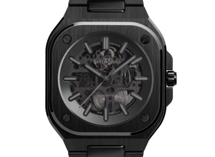 BELL & ROSS BR-05 Skeleton Phantom Ceramic 41mm ブラック文字盤 セラミックブレスレット BR05A-PH-SK-CE/SCE