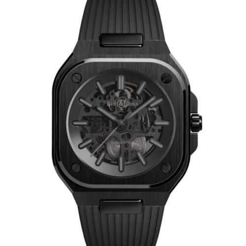 BR-05 Skeleton Phantom Ceramic 41mm ブラック文字盤 ラバーストラップ
