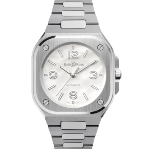 BELL & ROSS BR-05 36 mm Mother Of Pearl Steel 36mm マザーオブパール文字盤 BR05A-S-MP-ST/SST