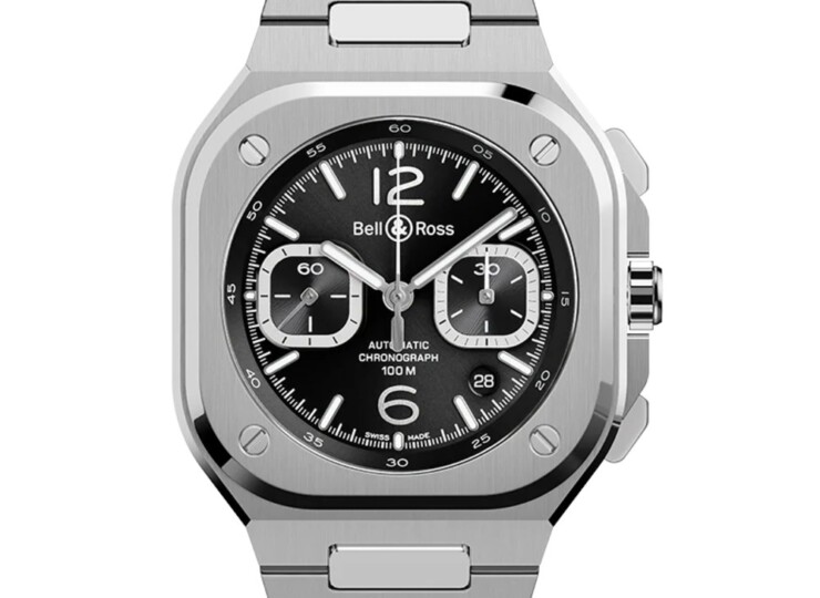 BELL & ROSS BR-05 Chrono Black Steel 42mm ブラック文字盤 スティールブレスレット BR05C-BLC-ST/SST