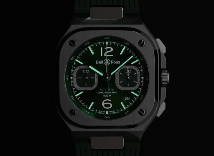 BELL & ROSS BR-05 chrono green steel 42mm グリーン文字盤 BR05C-GN-ST/SRB