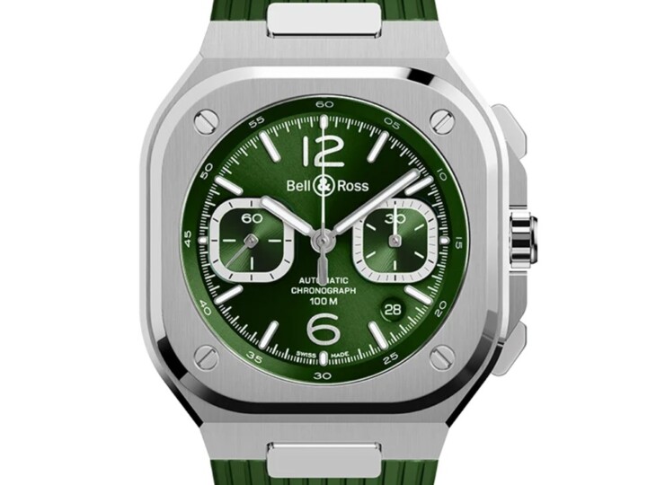 BELL & ROSS BR-05 chrono green steel 42mm グリーン文字盤 BR05C-GN-ST/SRB