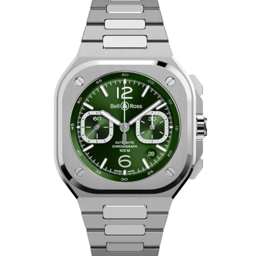BR-05 Chrono Green Steel 42mm グリーン文字盤