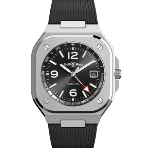 BR-05 GMT Black 41mm ブラック文字盤 ラバーストラップ