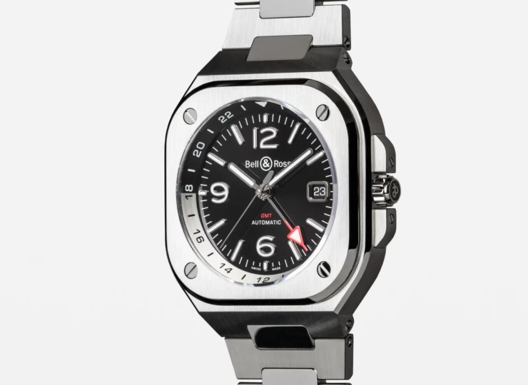 BELL & ROSS BR-05 GMT Black 41mm ブラック文字盤 スティールブレスレット BR05G-BL-ST/SST