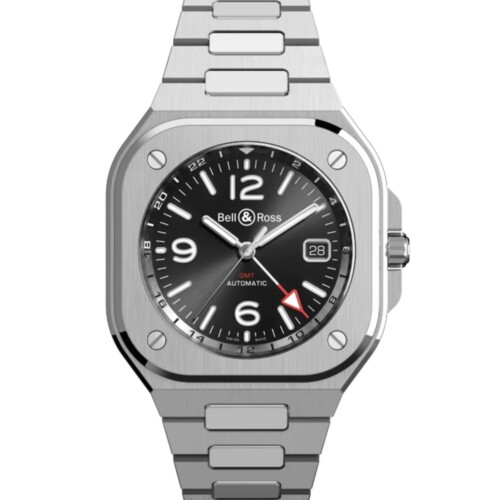 BR-05 GMT Black 41mm ブラック文字盤 スティールブレスレット