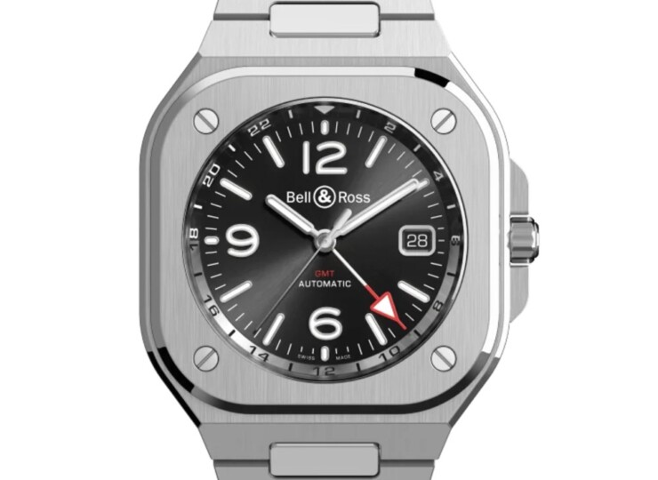 BELL & ROSS BR-05 GMT Black 41mm ブラック文字盤 スティールブレスレット BR05G-BL-ST/SST