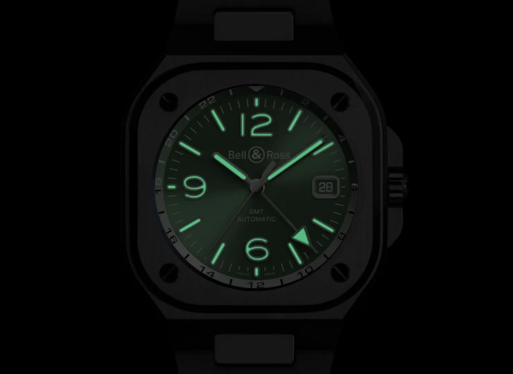 BELL & ROSS BR-05 GMT Green Steel 41mm グリーン文字盤 スティールブレスレット BR05G-GN-ST/SST
