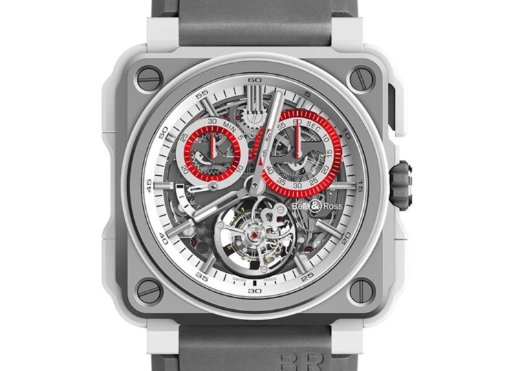 BELL & ROSS BR-X1 tourbillon white hawk 45mm ホワイト文字盤 BRX1-CHTB-WHC
