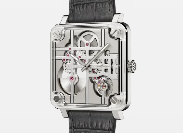 BELL & ROSS BR-X3 Micro-Rotor 40mm ホワイト文字盤 BRX3M-MR-ST/SCA