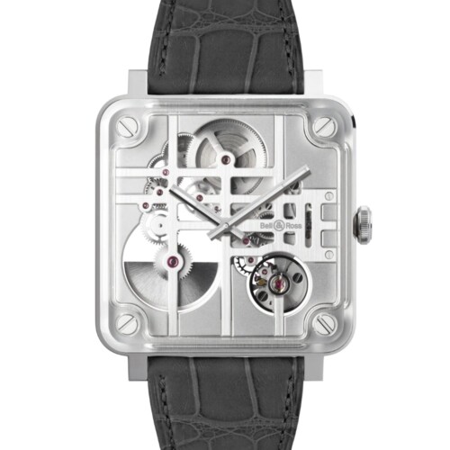 BELL & ROSS BR-X3 Micro-Rotor 40mm ホワイト文字盤 BRX3M-MR-ST/SCA