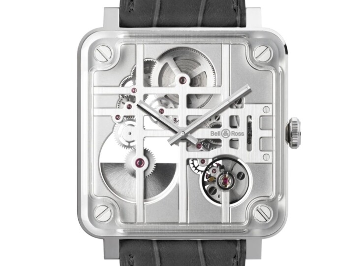 BELL & ROSS BR-X3 Micro-Rotor 40mm ホワイト文字盤 BRX3M-MR-ST/SCA