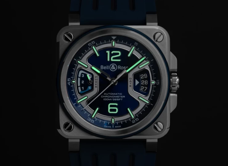 BELL & ROSS BR-X3 Blue Steel 41mm ブルー文字盤 BRX3R-BLU-ST/SRB