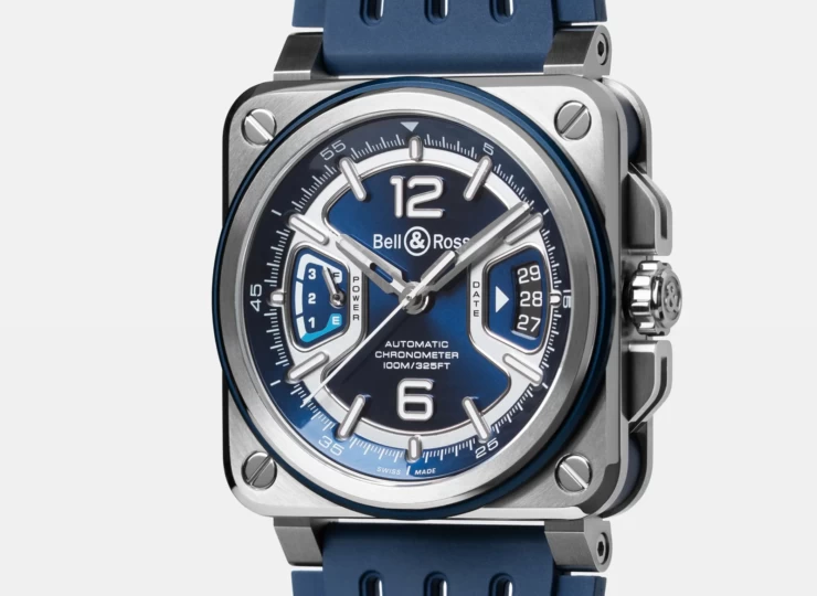 BELL & ROSS BR-X3 Blue Steel 41mm ブルー文字盤 BRX3R-BLU-ST/SRB