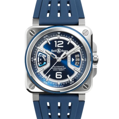 BELL & ROSS BR-X3 Blue Steel 41mm ブルー文字盤 BRX3R-BLU-ST/SRB