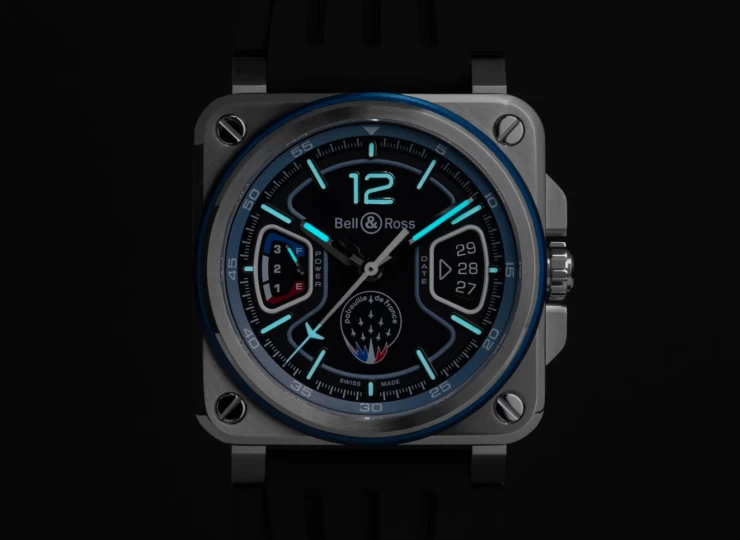 BELL & ROSS BR-X3 Patrouille de France 41mm ブラック文字盤 BRX3R-PAF-ST/SRB