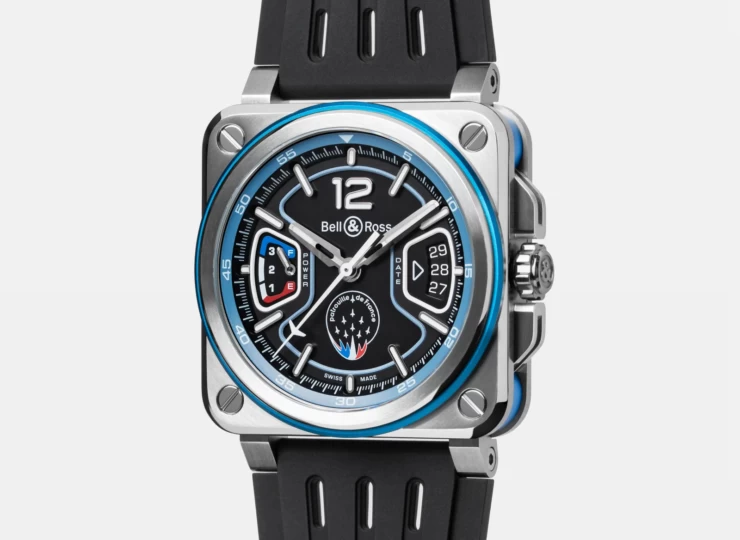 BELL & ROSS BR-X3 Patrouille de France 41mm ブラック文字盤 BRX3R-PAF-ST/SRB