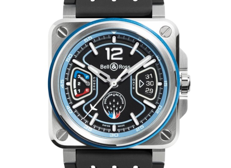 BELL & ROSS BR-X3 Patrouille de France 41mm ブラック文字盤 BRX3R-PAF-ST/SRB