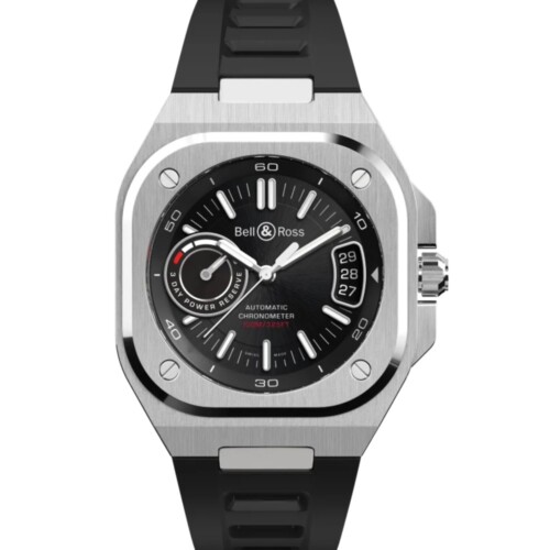 BR-X5 Black Steel 41mm ブラック文字盤 ラバーストラップ