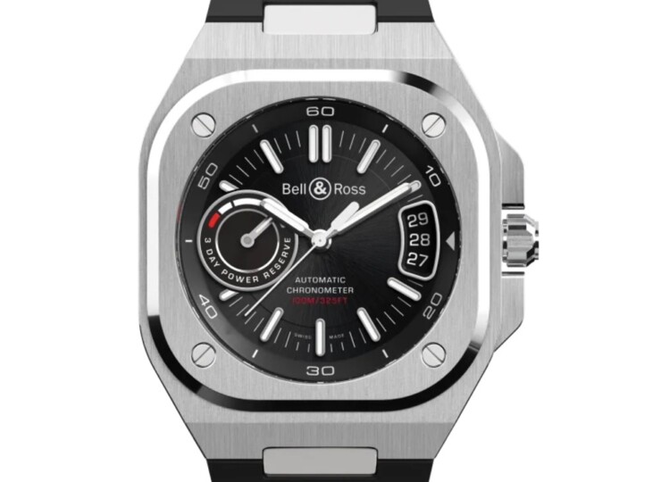 BELL & ROSS BR-X5 Black Steel 41mm ブラック文字盤 ラバーストラップ BRX5R-BL-ST/SRB