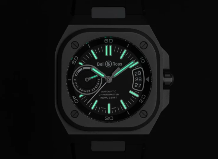 BELL & ROSS BR-X5 Black Titanium 41mm ブラック文字盤 ラバーストラップ BRX5R-BL-TI/SRB