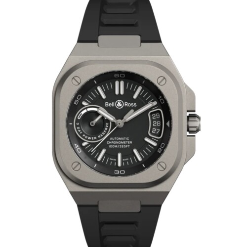 BR-X5 Black Titanium 41mm ブラック文字盤 ラバーストラップ