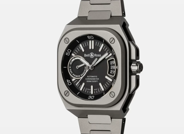 BELL & ROSS BR-X5 Black Titanium 41mm ブラック文字盤 チタンブレスレット BRX5R-BL-TI/STI