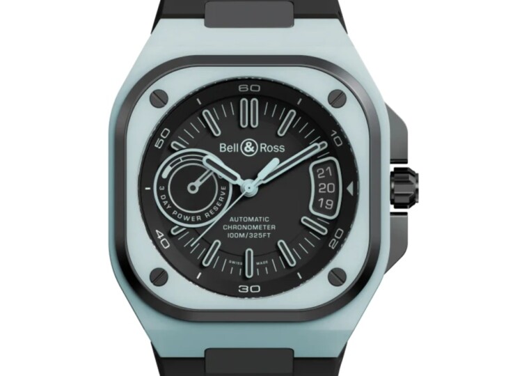 BELL & ROSS BR-X5 Blue Lum 41mm ブラック文字盤 BRX5R-BLUM-TC/SRB