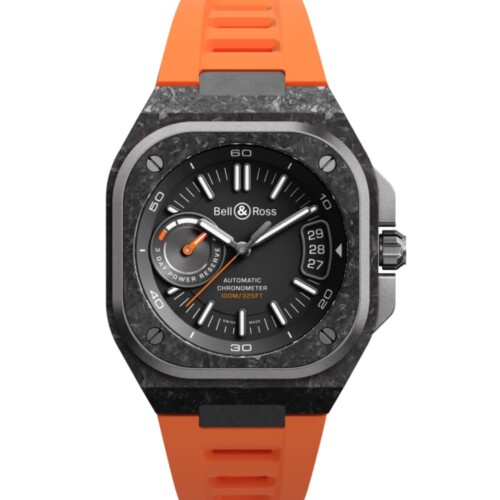 BELL & ROSS BR-X5 Carbon Orange 41mm ブラック文字盤 BRX5R-BO-TC/SRB