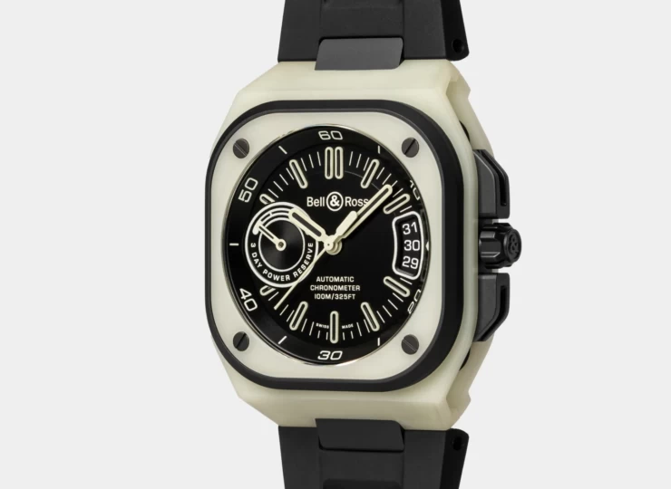 BELL & ROSS BR-X5 Green Lum 41mm ブラック文字盤 BRX5R-LUM-TC/SRB
