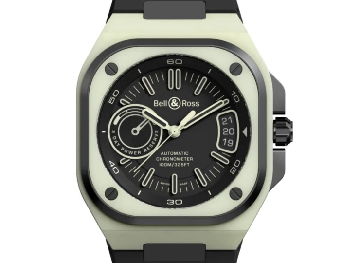BELL & ROSS BR-X5 Green Lum 41mm ブラック文字盤 BRX5R-LUM-TC/SRB