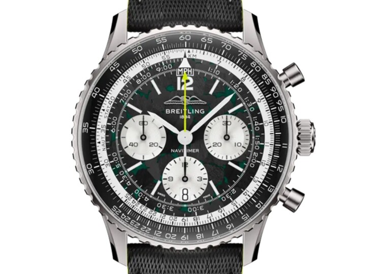 BREITLING ナビタイマー B01 クロノグラフ 43 Aston Martin Aramco Formula ONE™ team カーボン文字盤 EB01381A1B1X1
