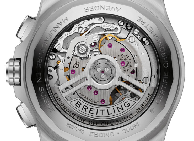 BREITLING スーパー アベンジャー B01 クロノグラフ 46 ブラック文字盤 EB0148101B1X1