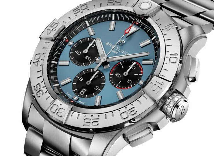 BREITLING スーパー アベンジャー B01 クロノグラフ 46 ブルー文字盤 EB0148101C1E1